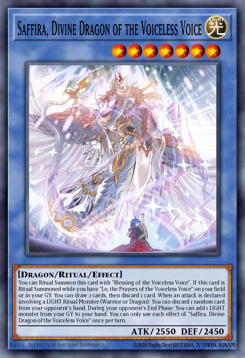 Saffira, Divina de Dragones de la Voz Muda