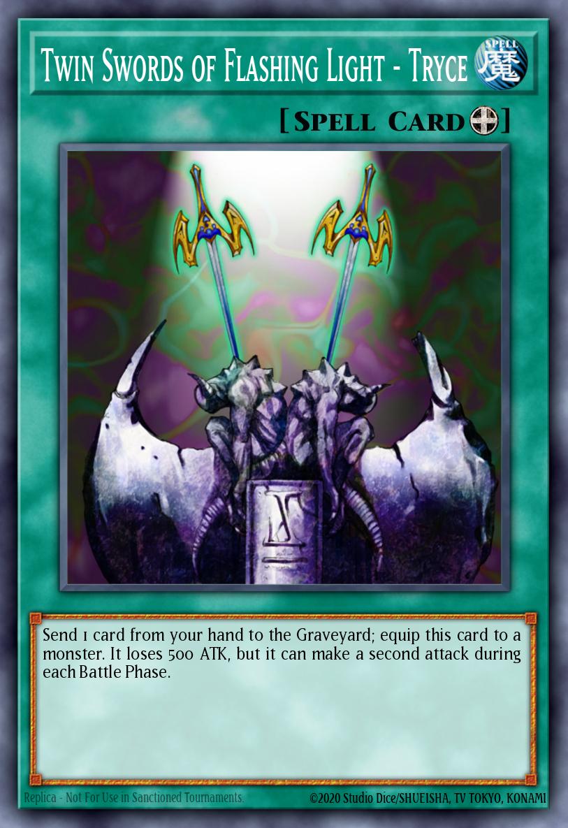 Espadas Gemelas de Luz Cegadora - Tryce
