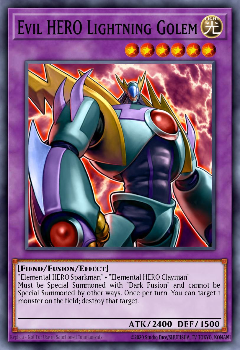 HÉROE Malvado Lightning Gólem