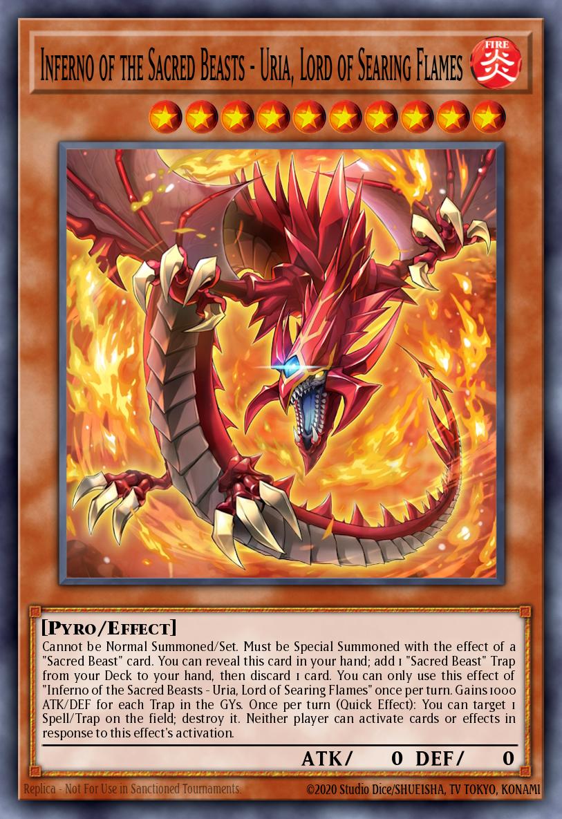 Inferno of the Sacred Beasts - Uria, Lord of Searing Flames