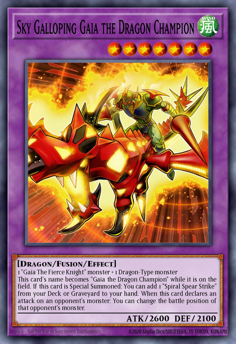Gaia el Campeón Dragón Galopante del Cielo