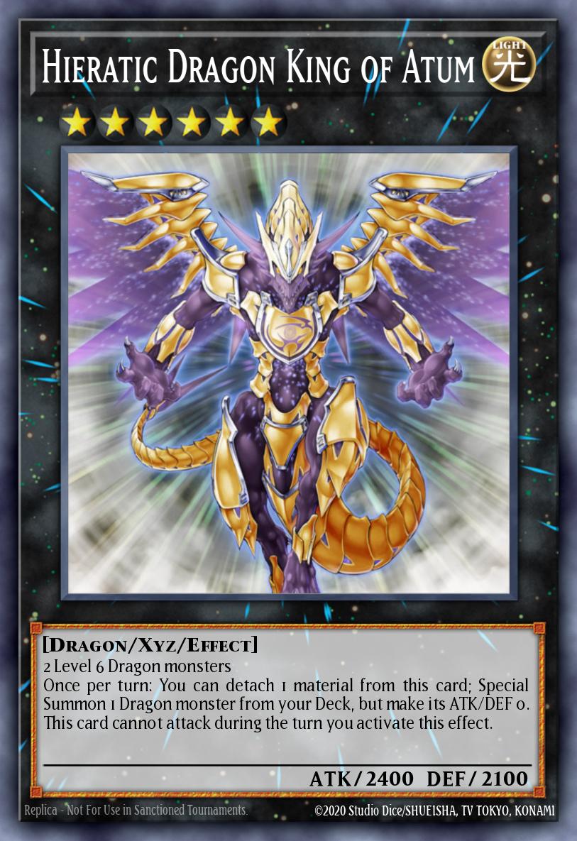 Dragón Hierático Rey de Atum