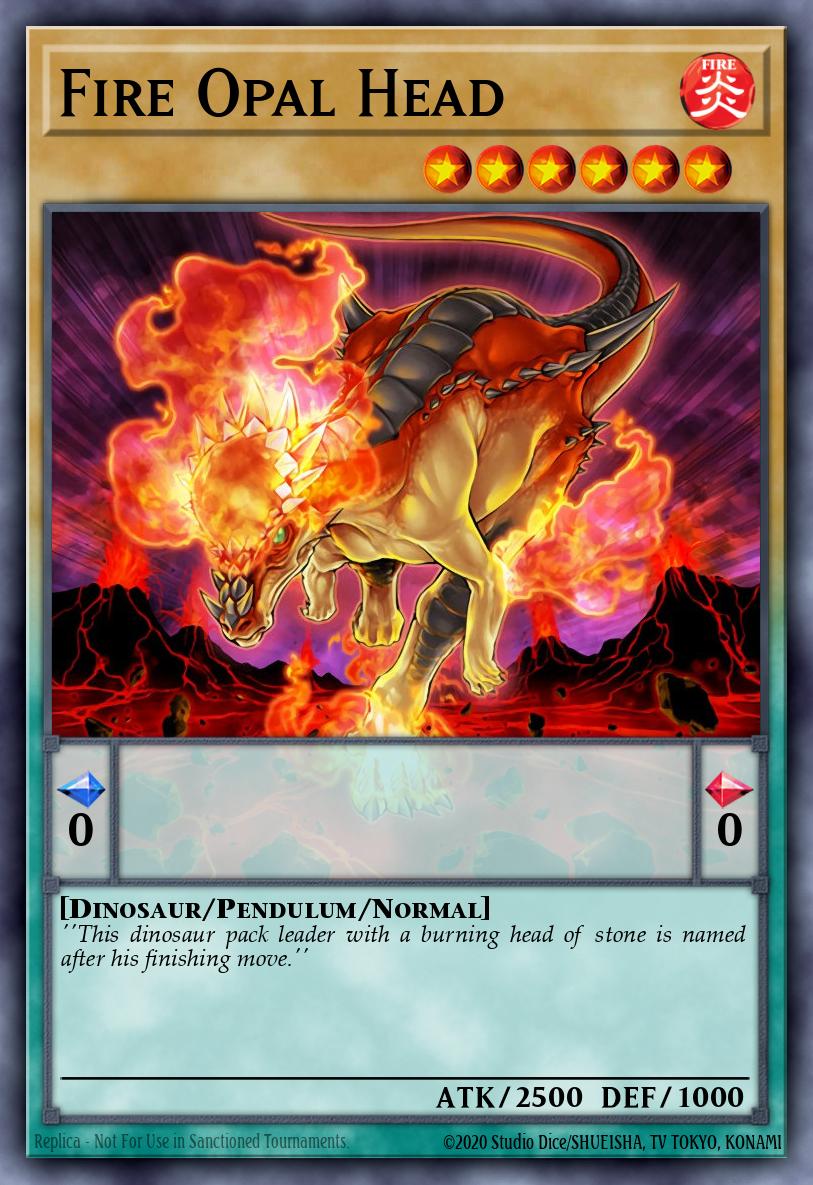 Cabeza de Ópalo de Fuego