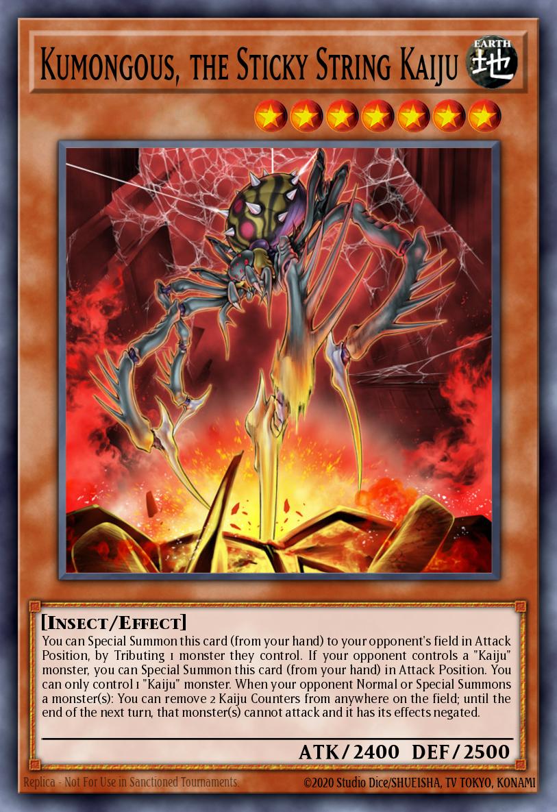 Kumongous, el Kaiju del Cordel Pegajoso