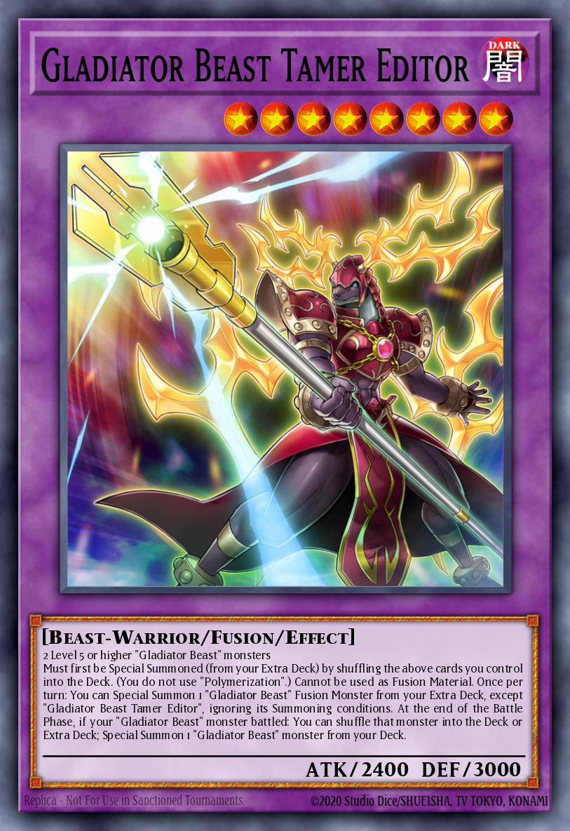 Bestia Gladiador Domador Editor