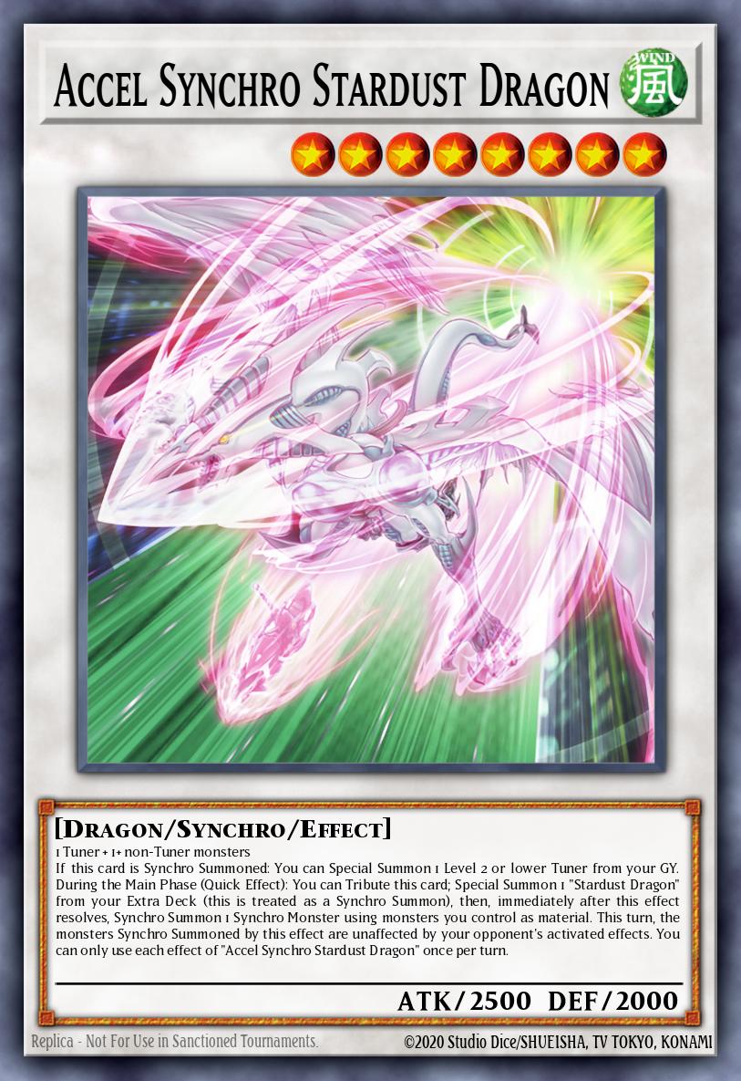 Dragón de Polvo de Estrellas de Sincronía Accel