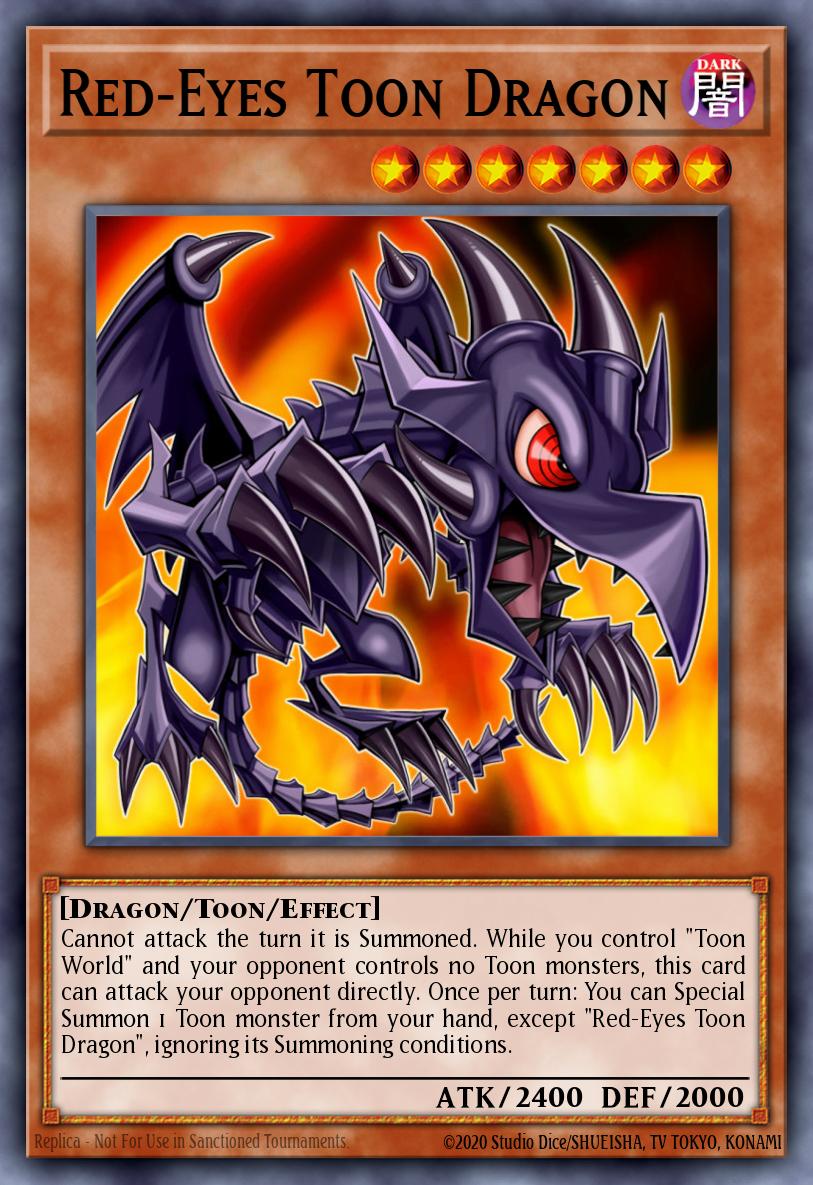 Dragón Toon de Ojos Rojos