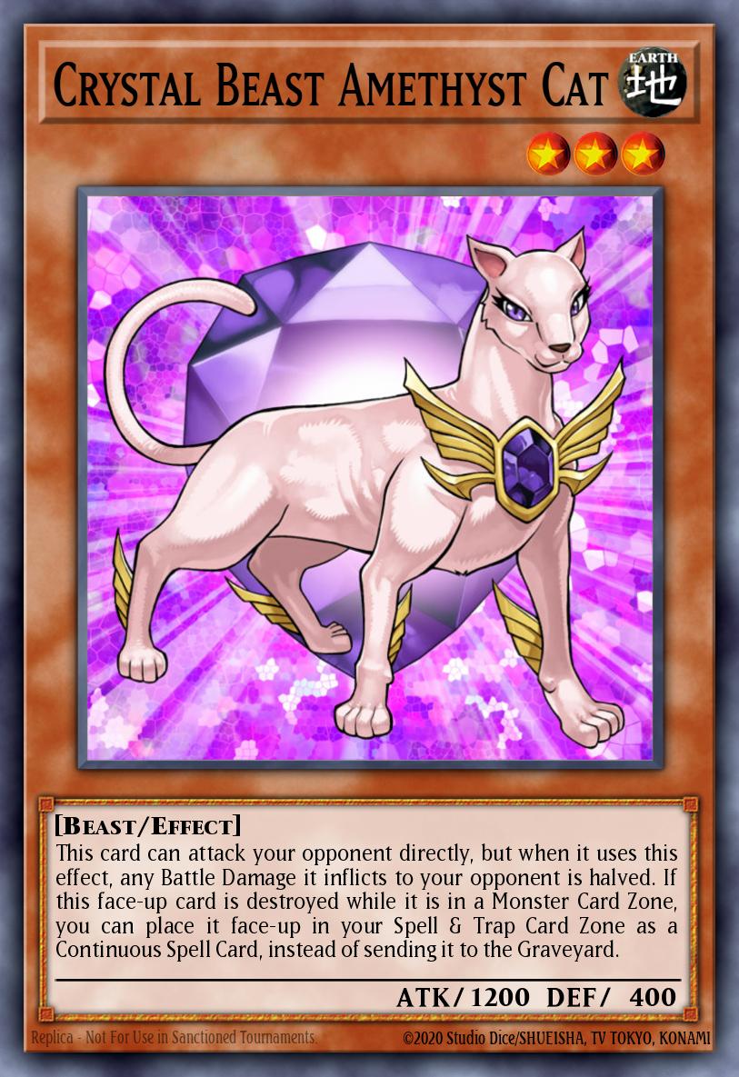 Bestia de Cristal Gato Amatista