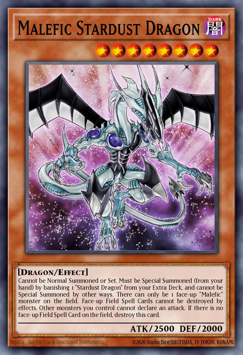 Malicioso Dragón de Polvo de Estrellas