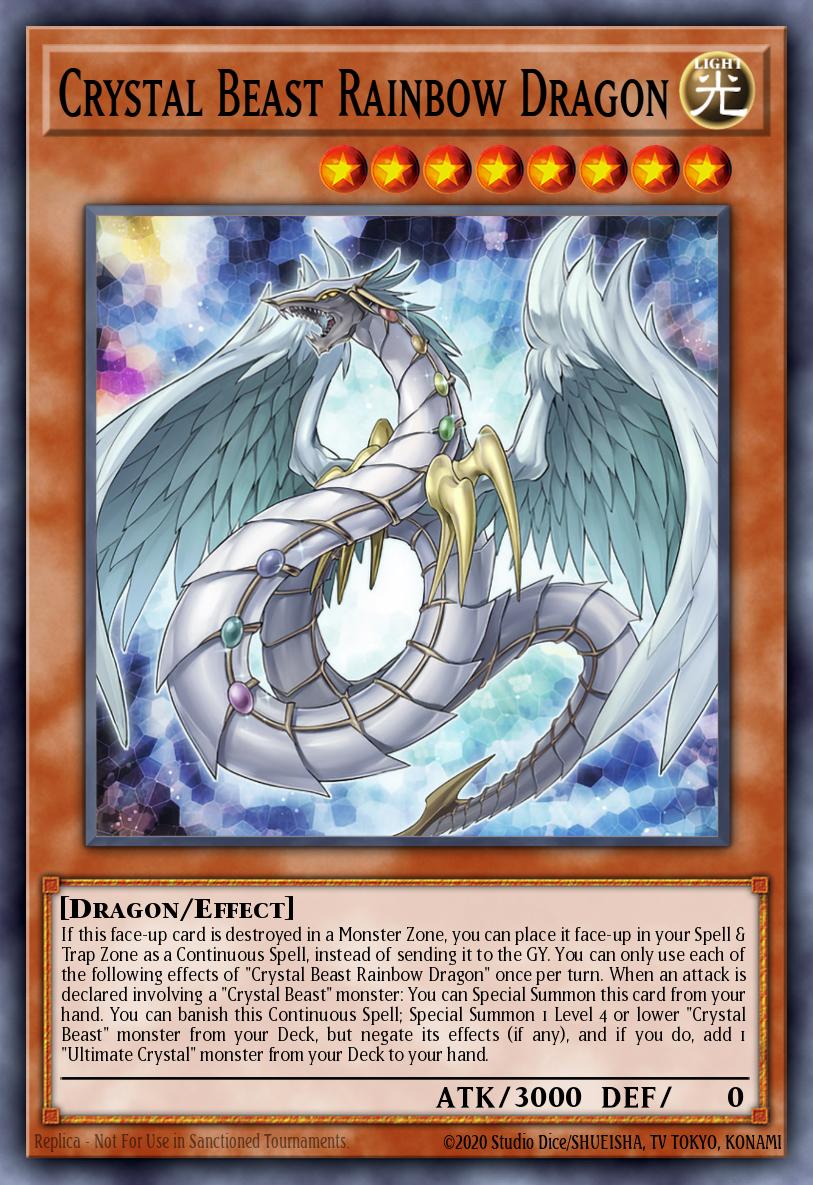 Bestia de Cristal Dragón Arco Iris