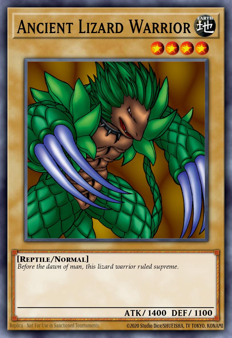 Guerrero Lagarto Antiguo