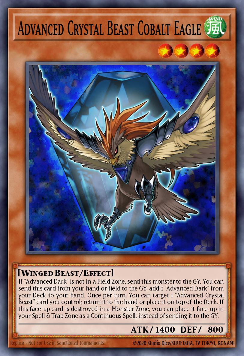 Bestia de Cristal Avanzada Águila Cobalto
