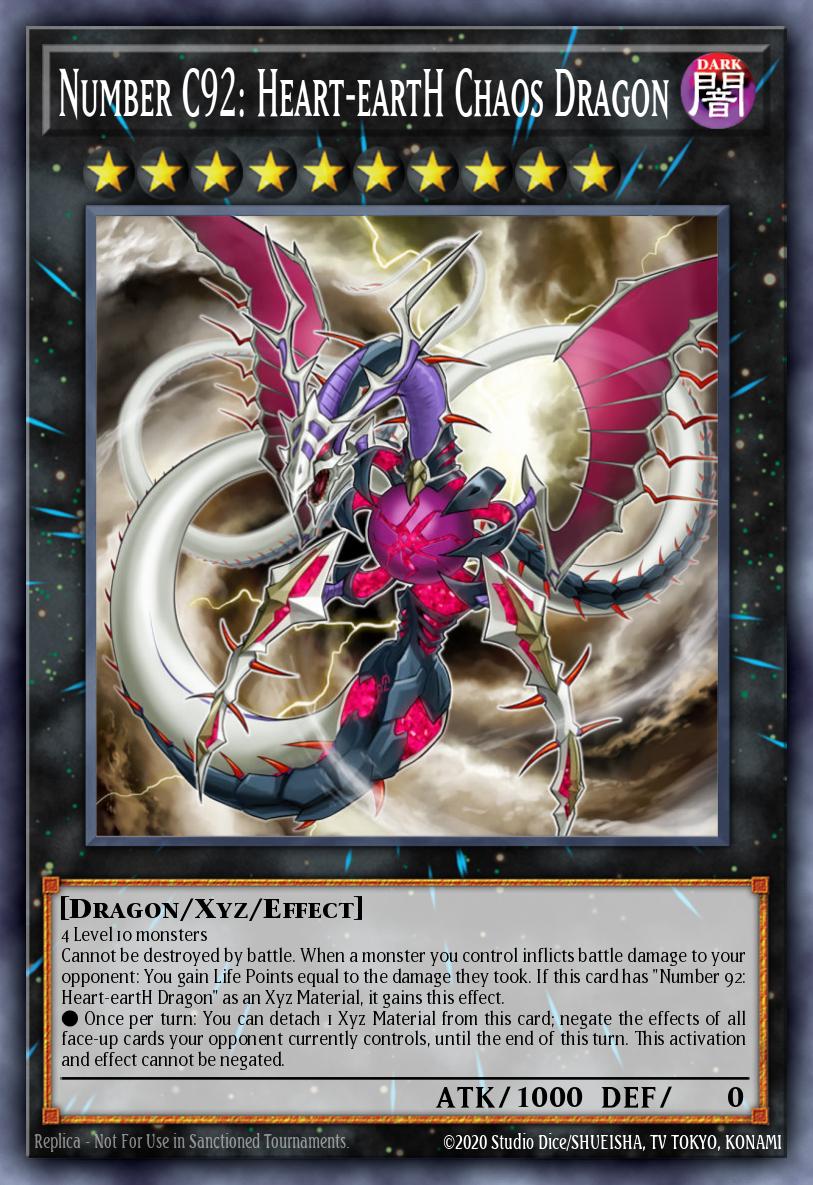 Número C92: Dragón Heart-eartH del Caos