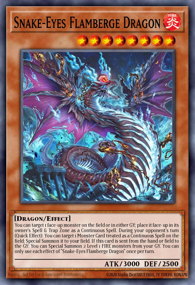 Dragón Flamberge Ojo de Serpiente