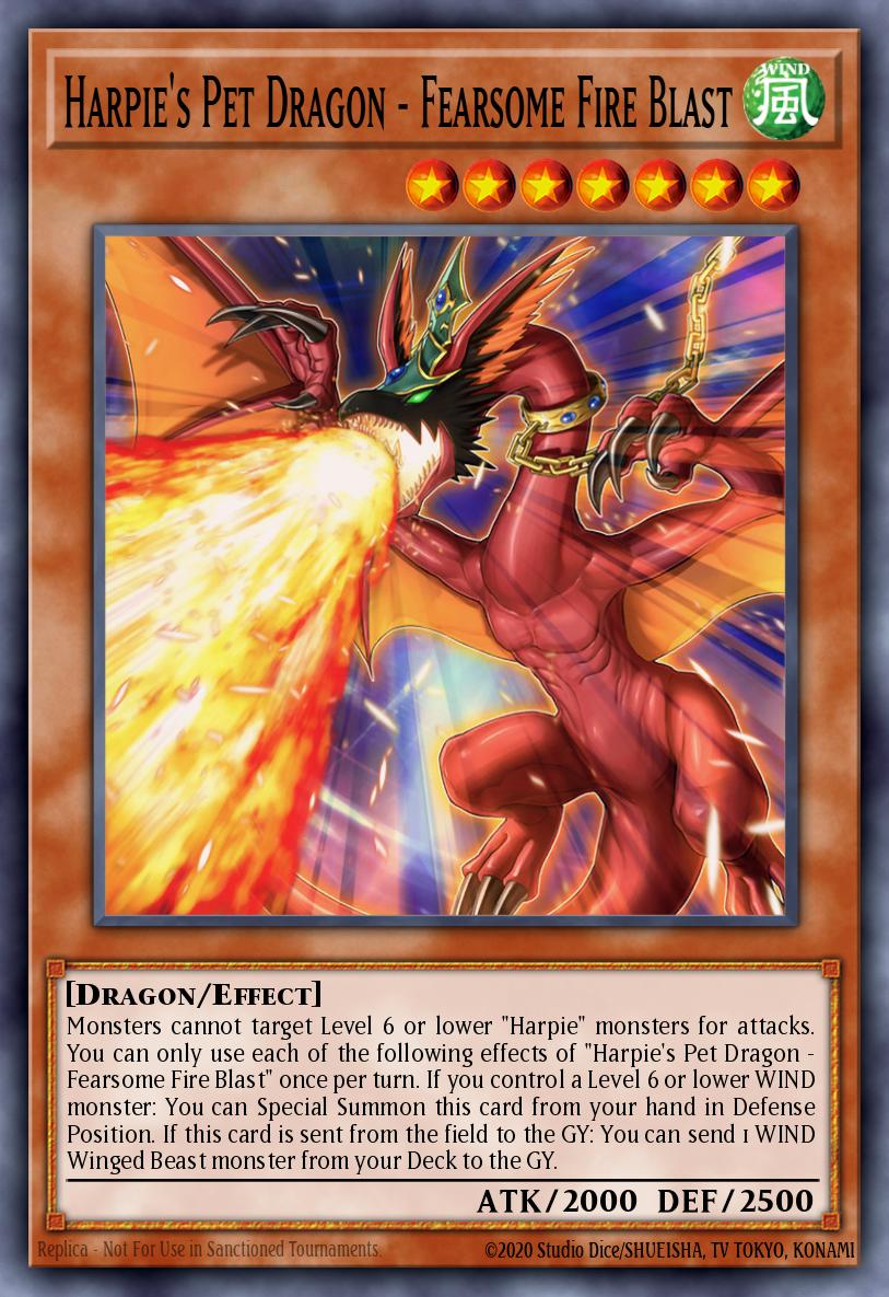 Dragón Mascota de Arpía - Aterrador Estallido de Fuego