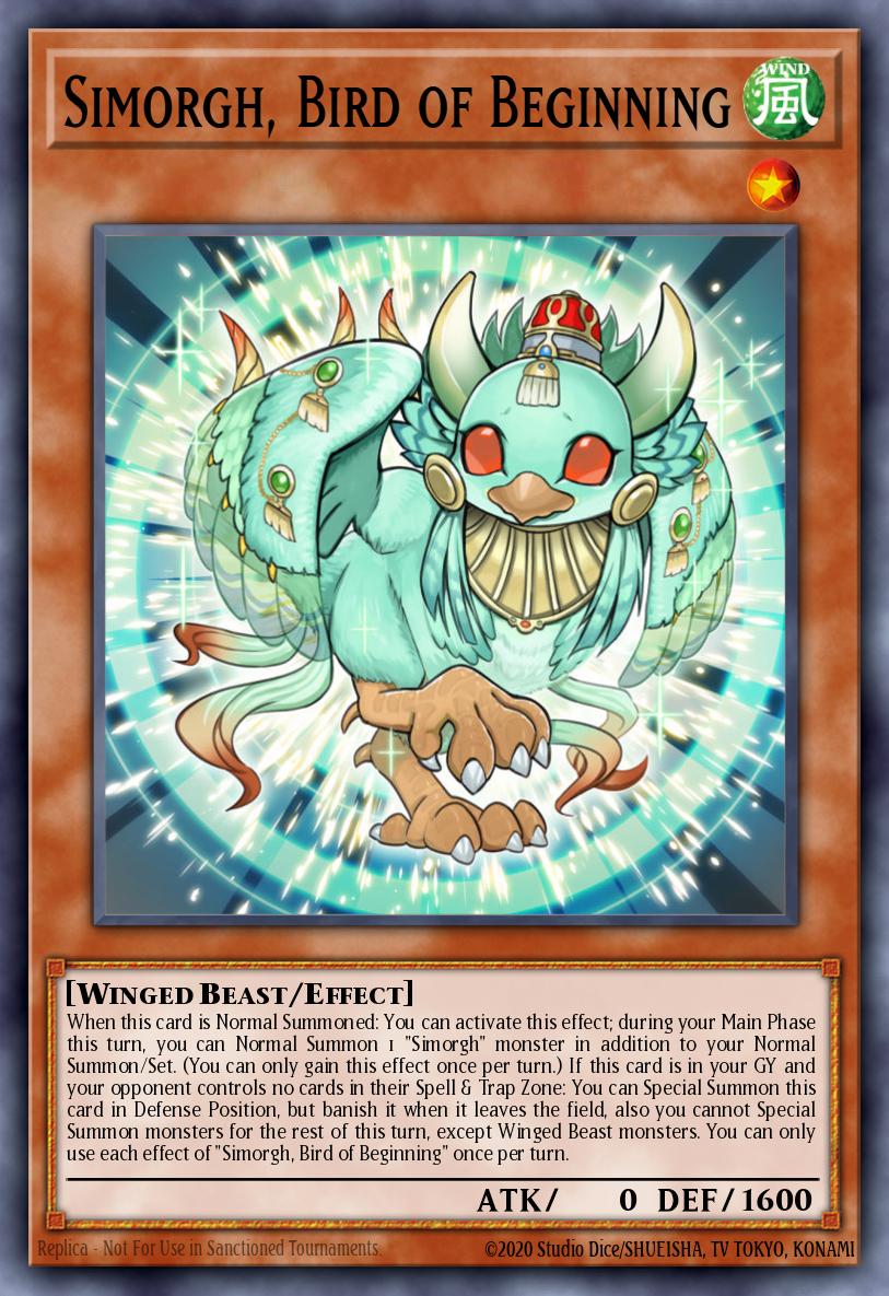 Simorgh, Ave de Comienzo
