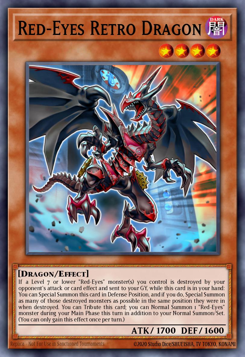 Dragón Retro de Ojos Rojos