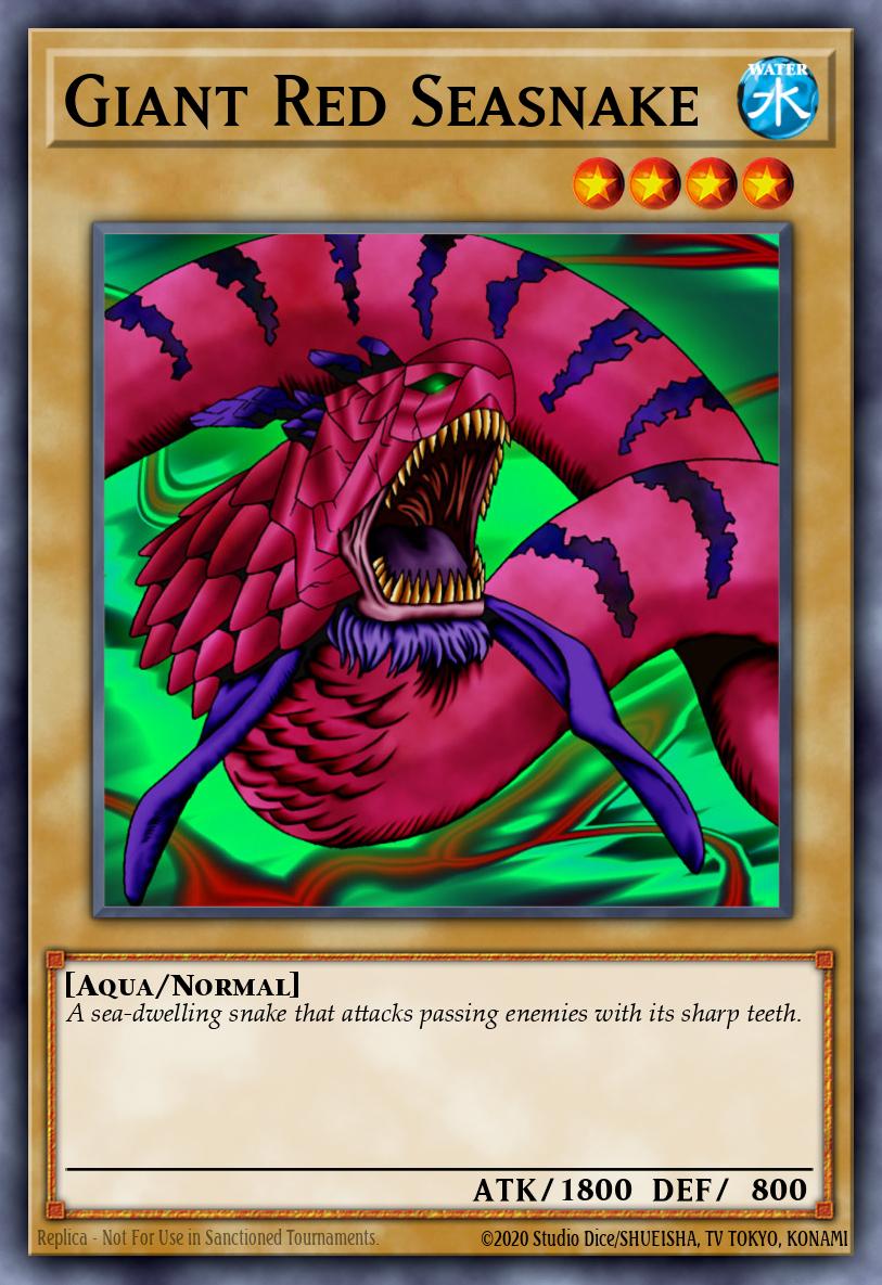 Serpiente Marina Roja Gigante