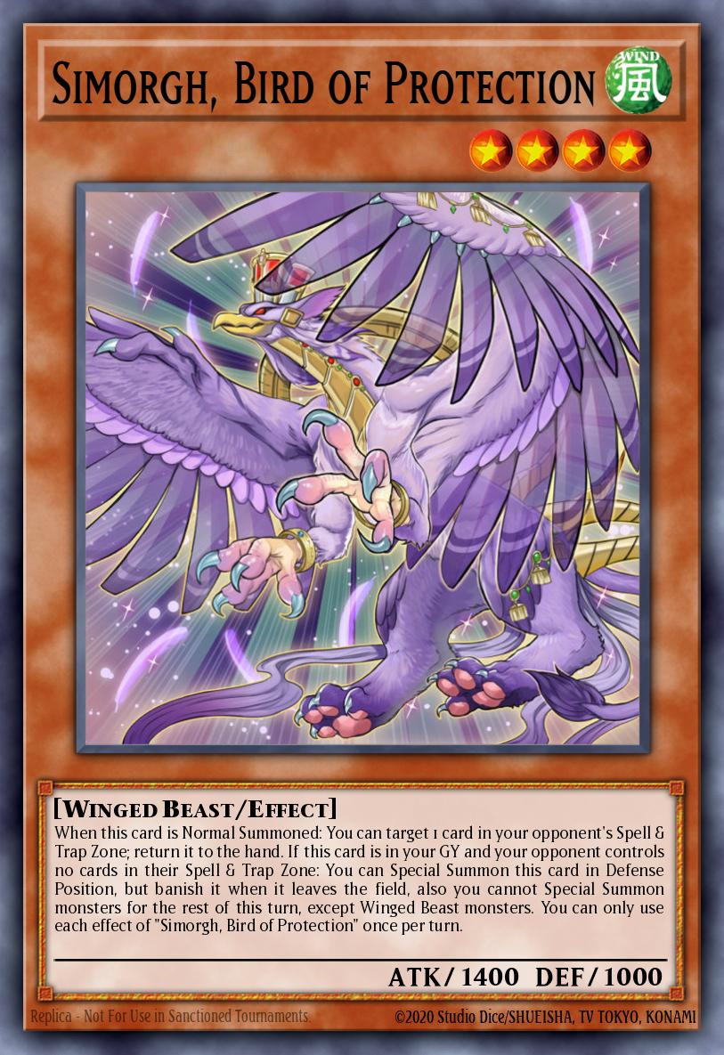 Simorgh, Ave de Protección
