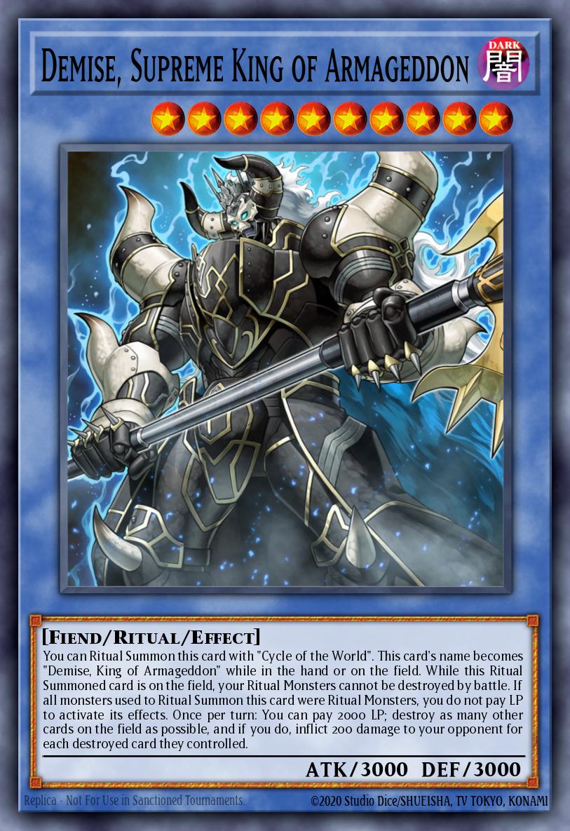 Demise, Rey Supremo del Armagedón