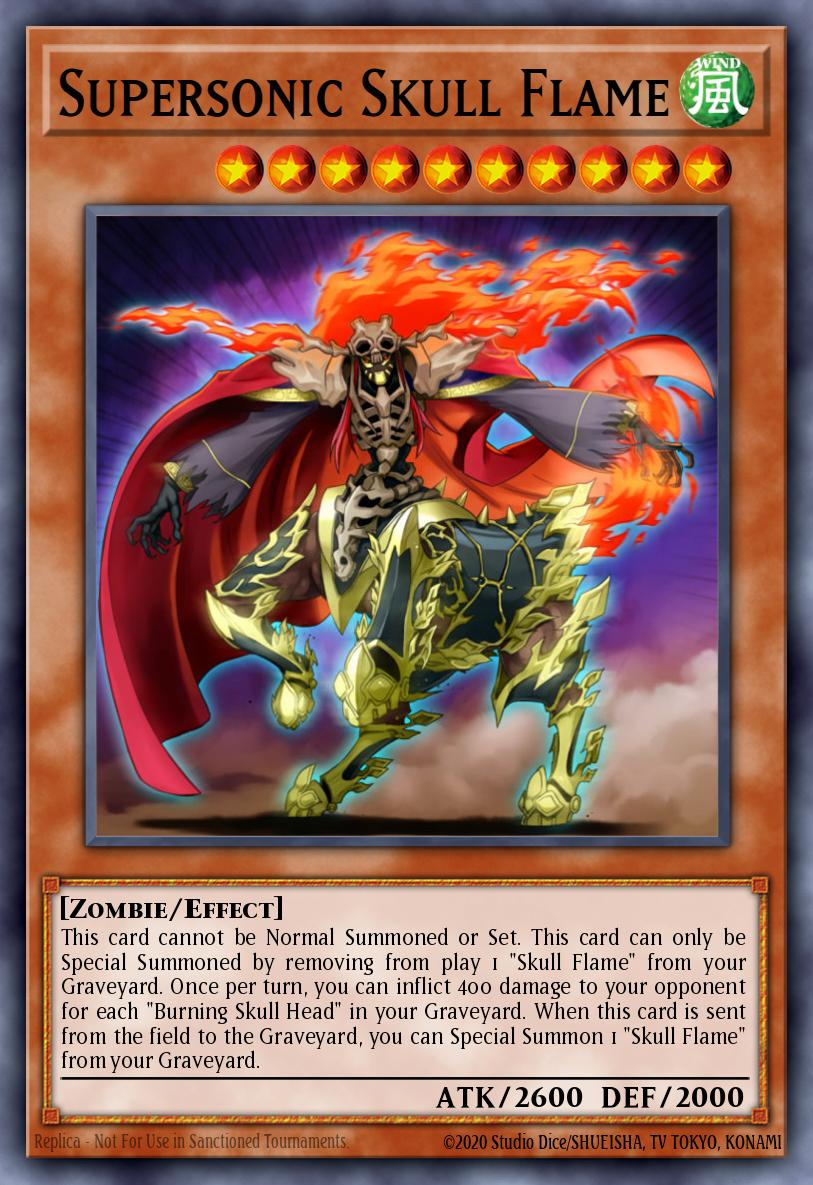 Llama de Calavera Supersónica