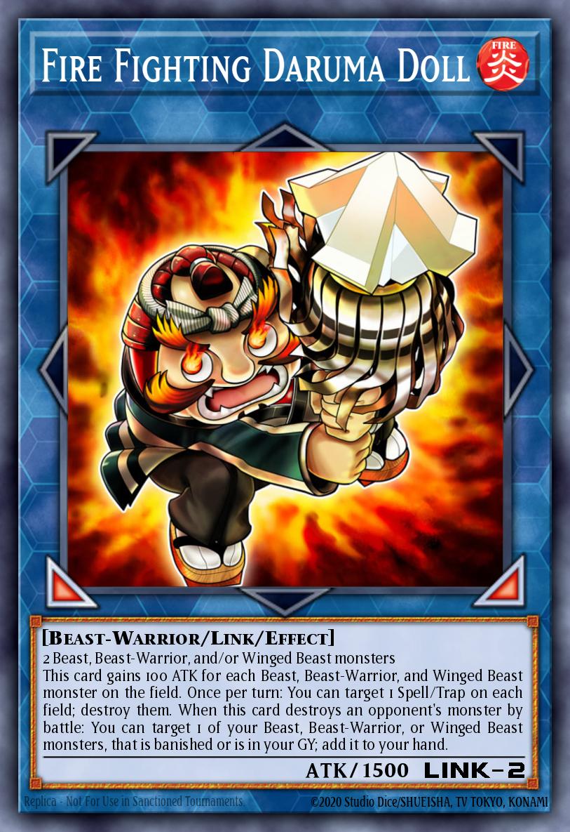 Muñeco Daruma Bombero