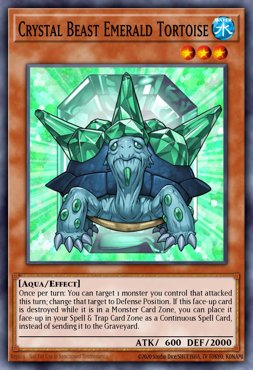 Bestia de Cristal Tortuga Esmeralda