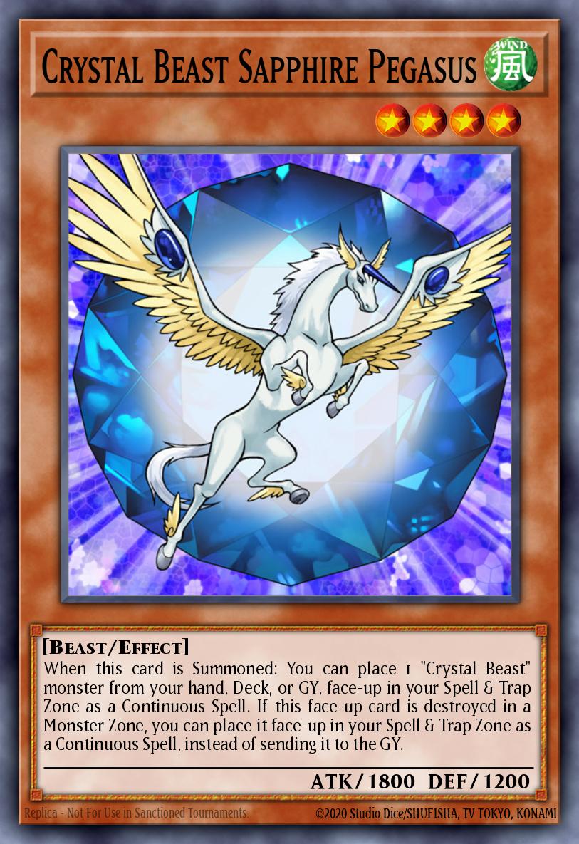Bestia de Cristal Pegaso Zafiro