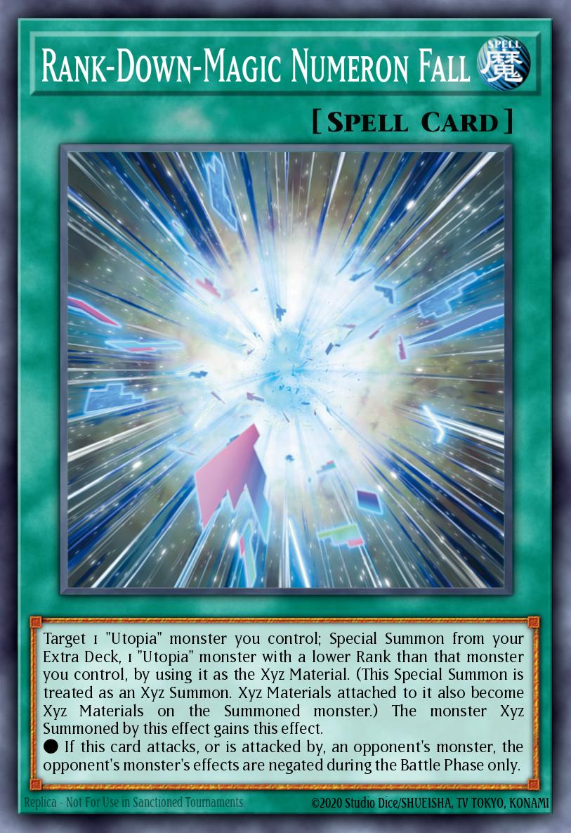 Magia de Bajada de Rango Caída Númeron