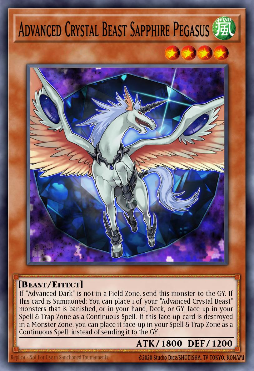 Bestia de Cristal Avanzada Pegaso Zafiro