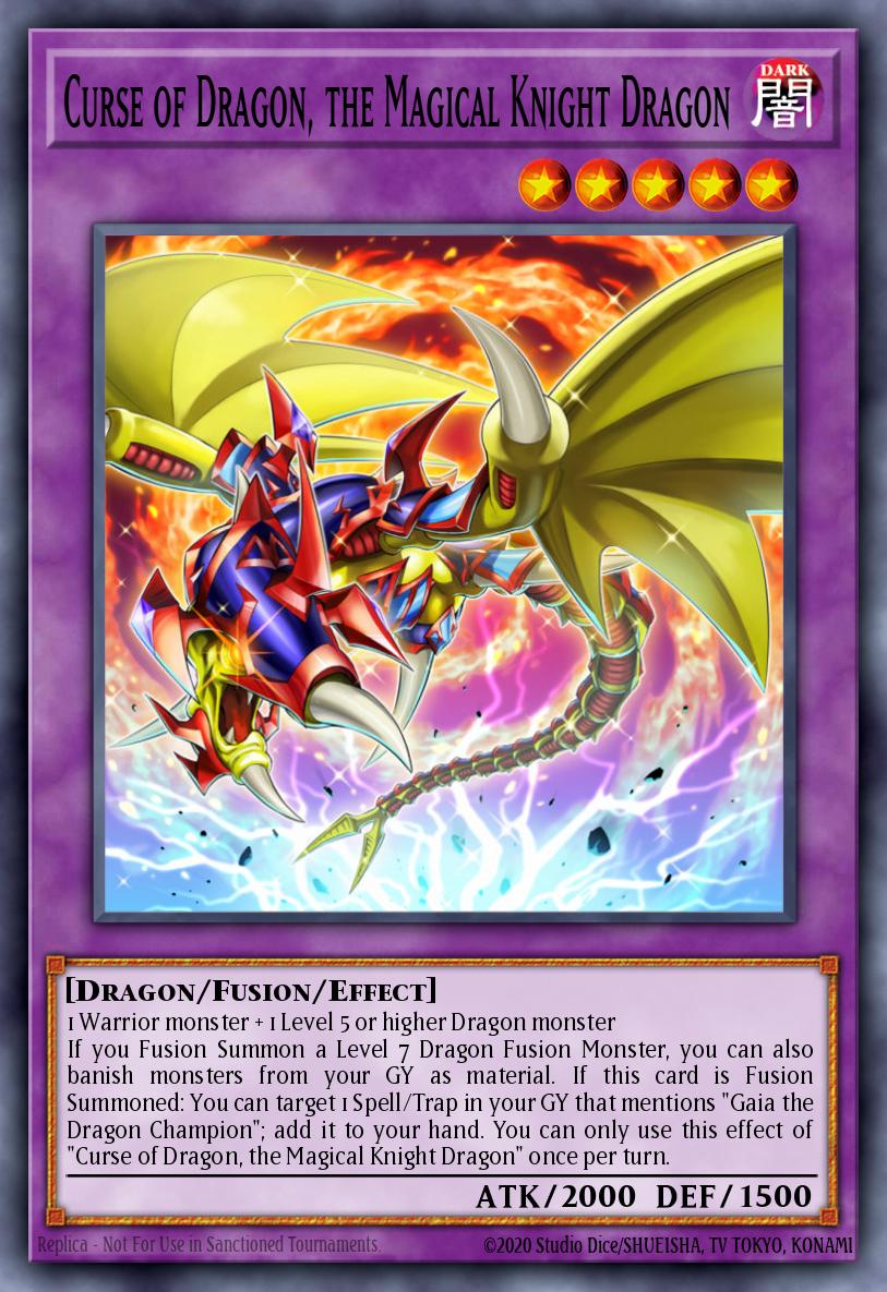 Maldición de Dragón, el Dragón Caballero Mágico