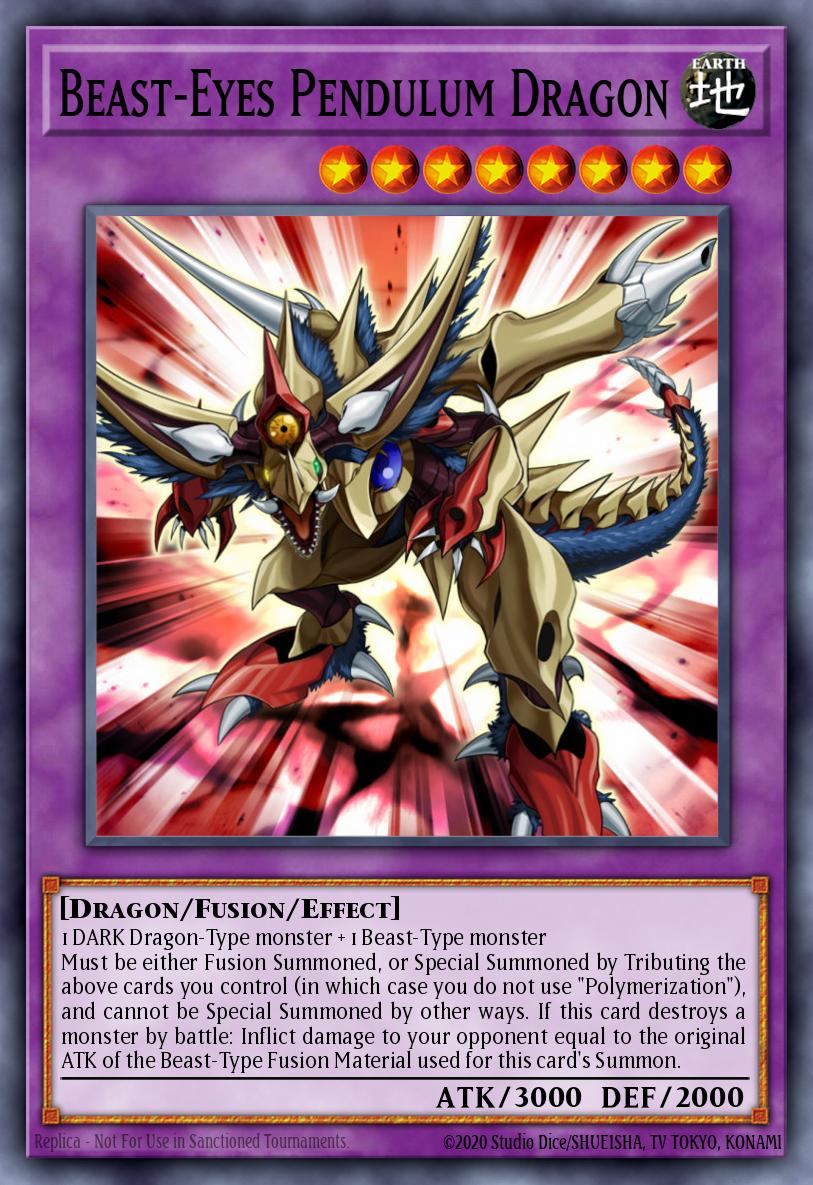 Dragón de Péndulo de Ojos Bestiales