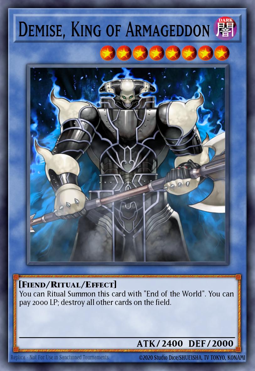 Demise, Rey del Armagedón
