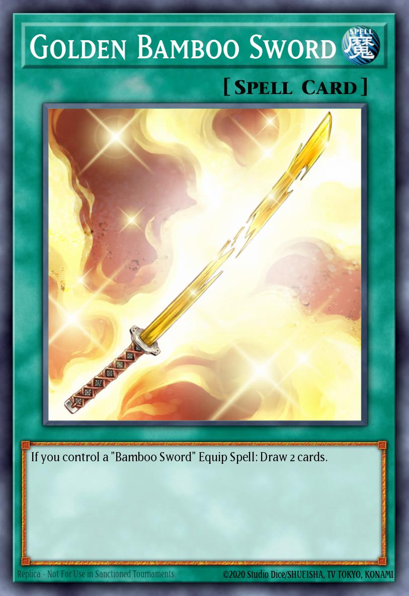 Espada de Bambú Dorada