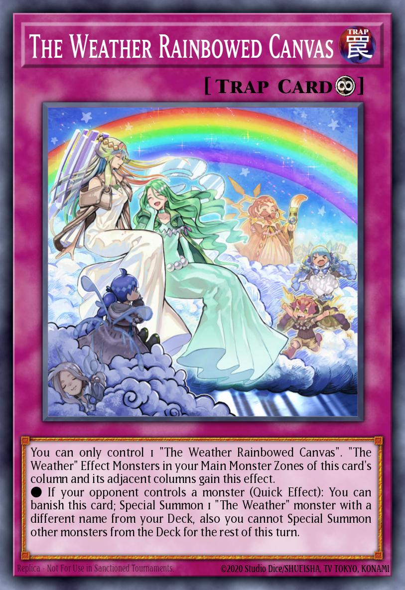 Lienzo Meteorológico Arco Iris