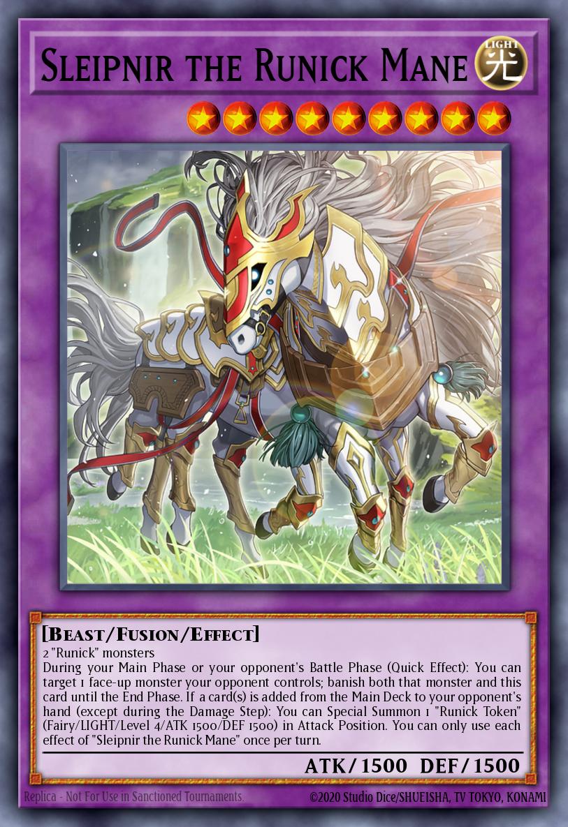 Sleipnir la Crin Rúnica