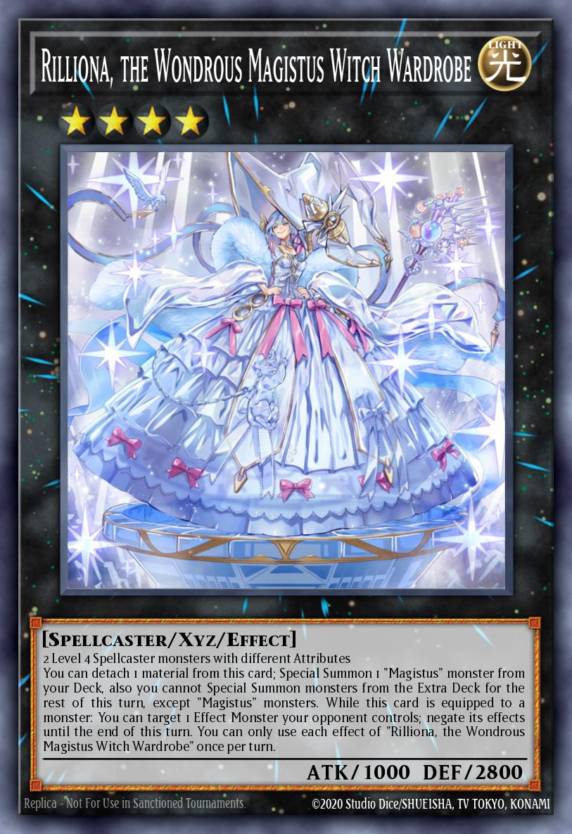 Rilliona, la Maravillosa Bruja Magistus del Armario