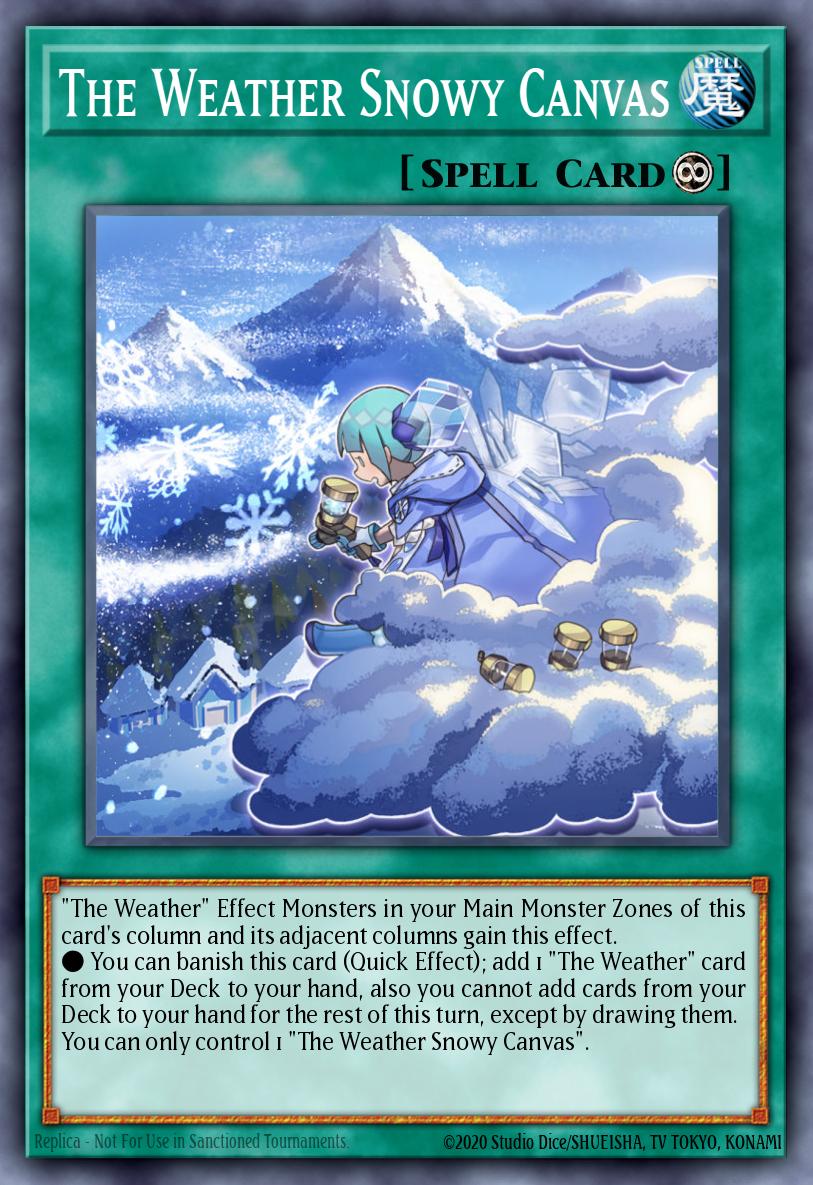 Lienzo Meteorológico Nevado