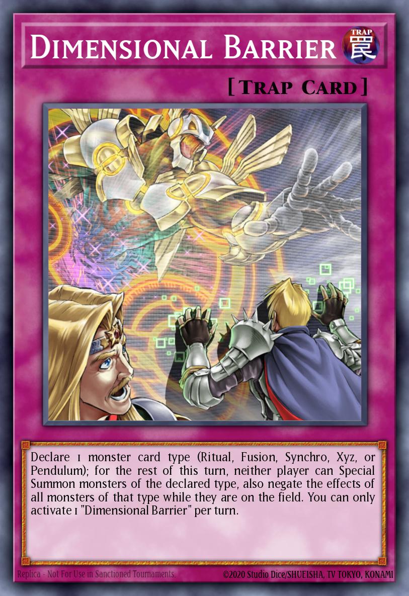 Barrera Dimensional