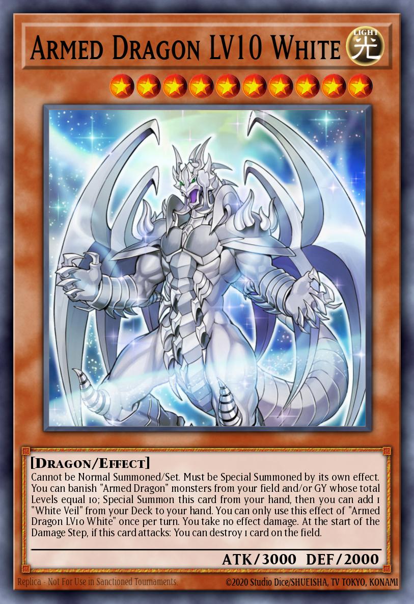 Dragón Armado LV10 Blanco