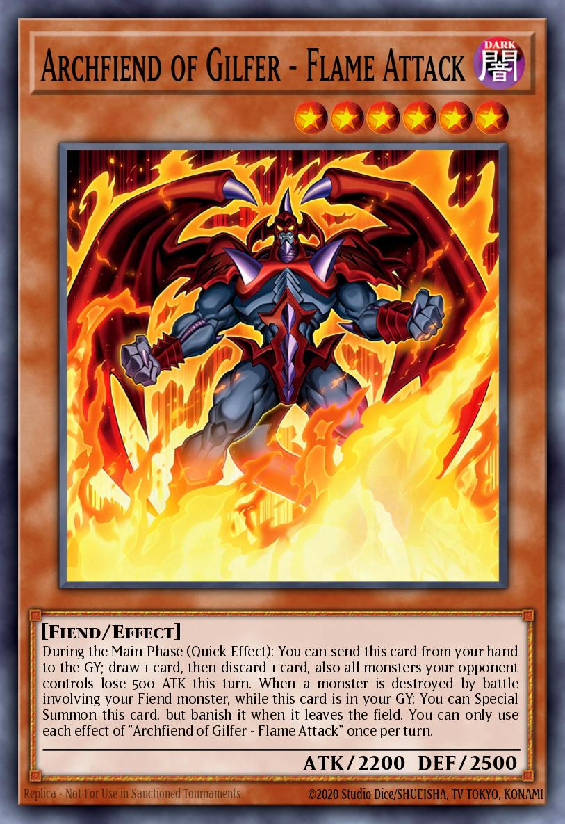 Archfiend of Gilfer - Flame Attack
