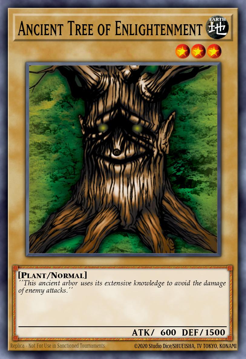 Árbol antiguo de la ilustración