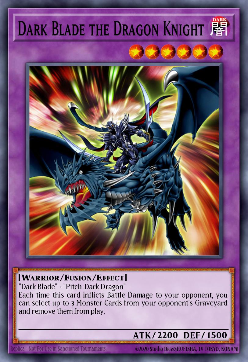 Hoja Oscura el Caballero Dragón
