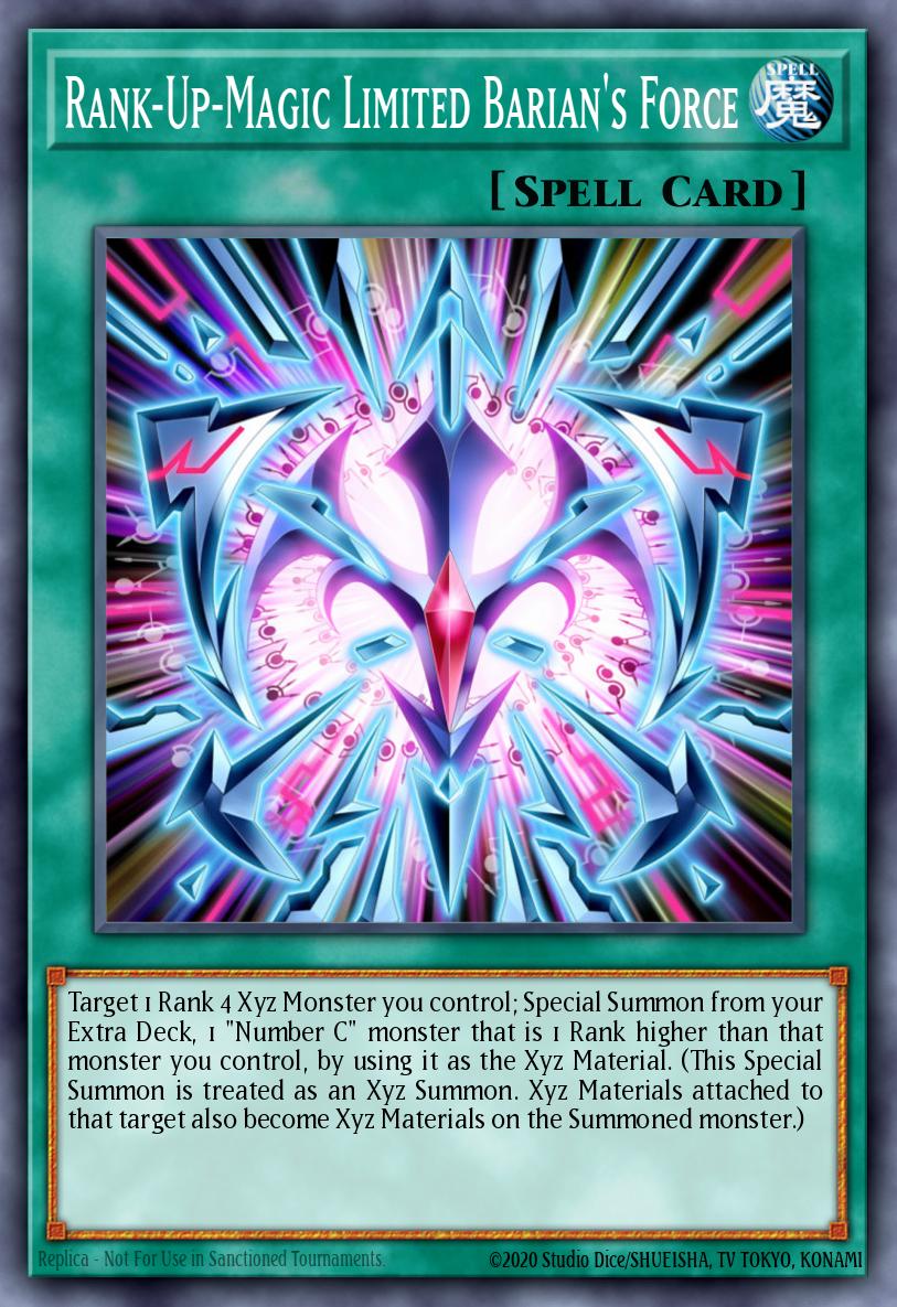 Magia de Subida de Rango Fuerza Limitada de Barian