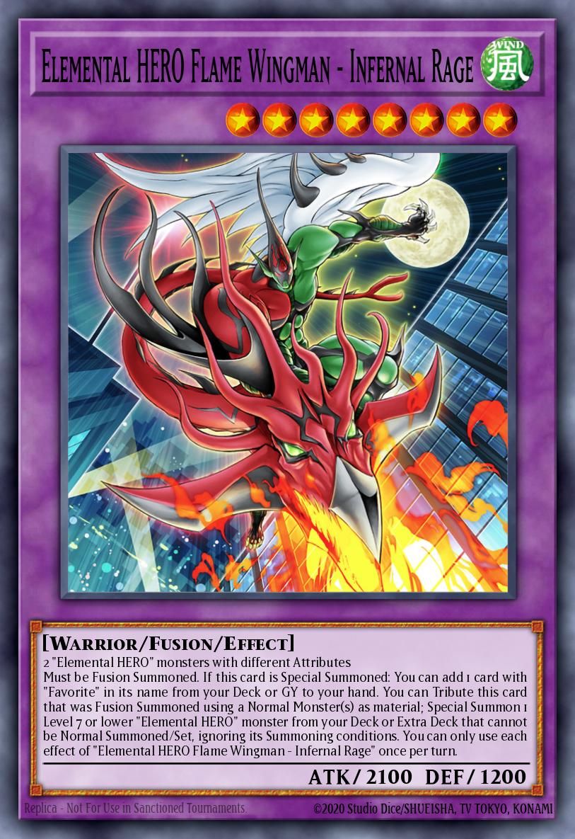 HÉROE Elemental de la Llama Wingman - Furia Infernal
