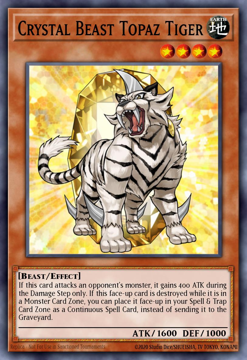 Bestia de Cristal Tigre Topacio