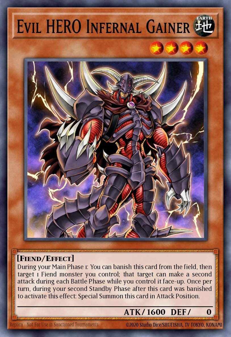 HÉROE Malvado Infernal Gainer