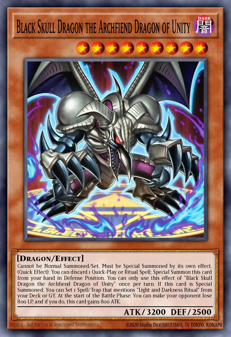 Black Skull Dragon the Archfiend Dragon of Unity