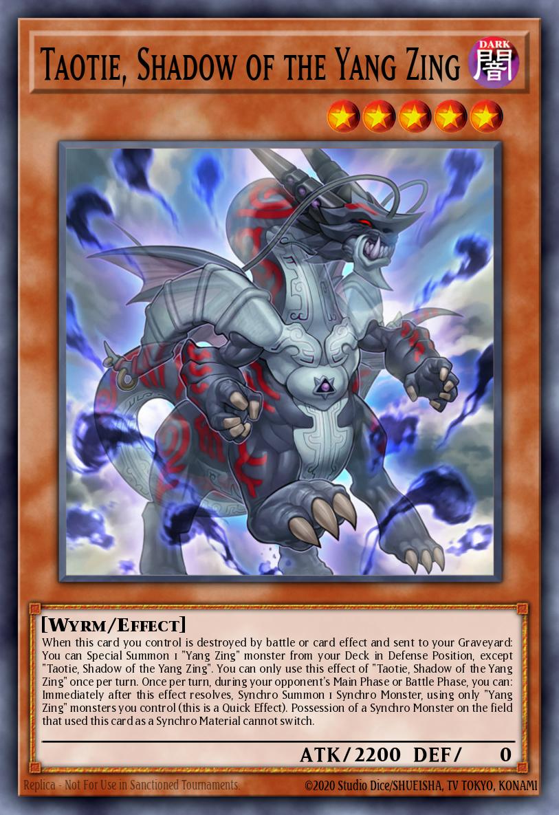 Taotie, Sombra de los Yang Zing