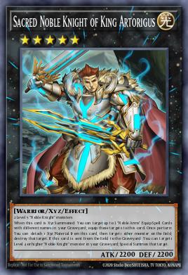 Noble Caballero Sagrado del Rey Artorigus